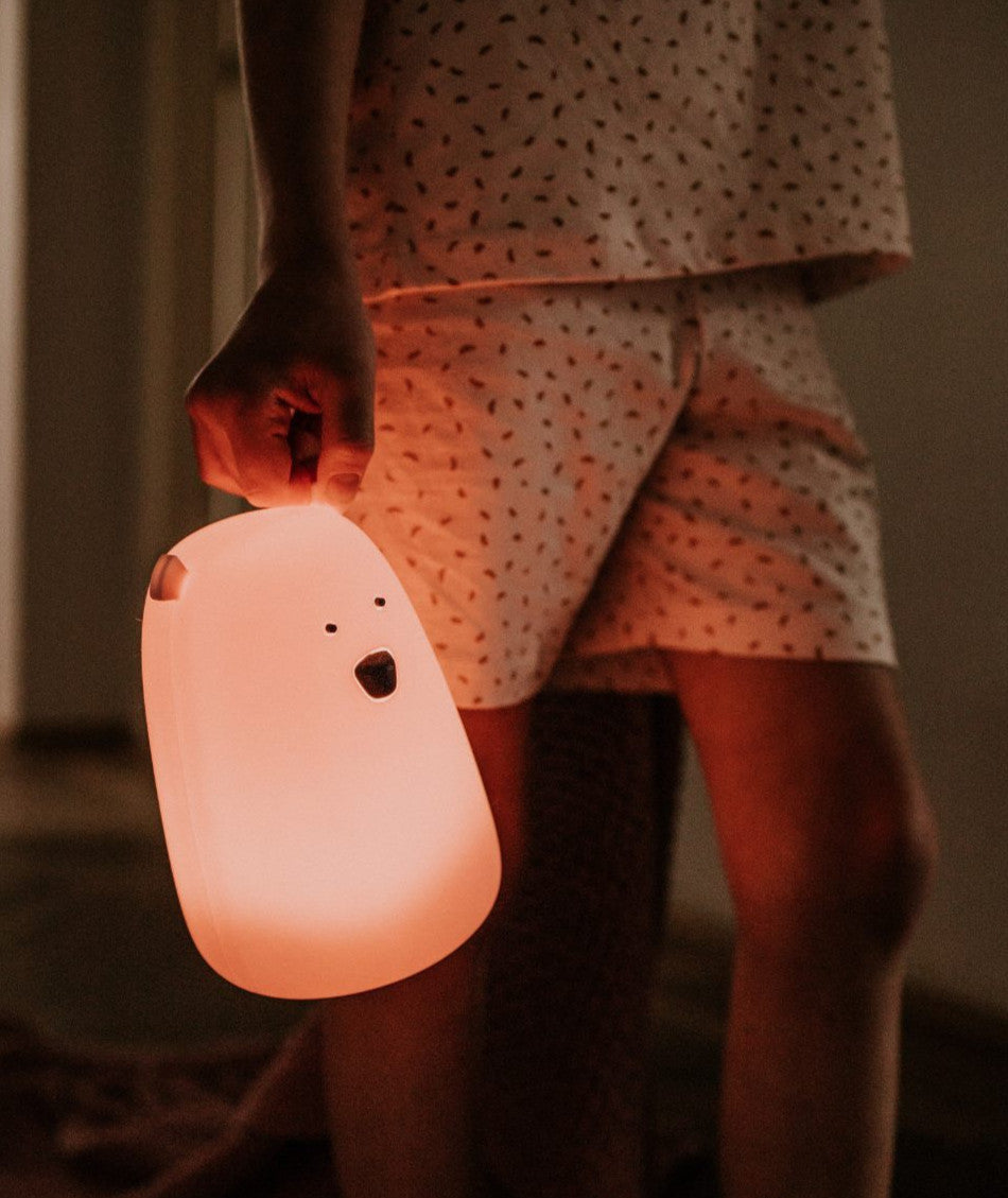 Big Bear Silicone Lamp with Remote - Pink
