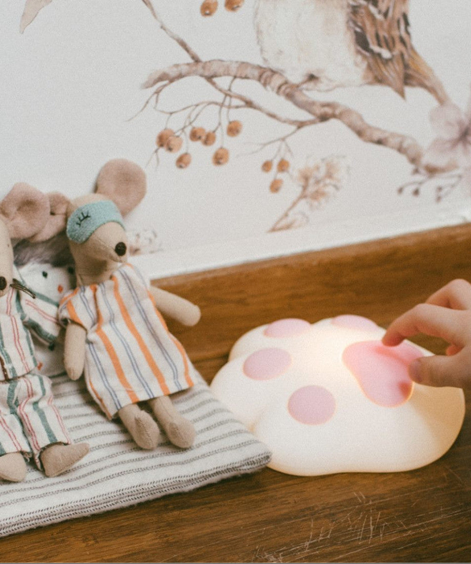 Paw Silicone Lamp - Pink