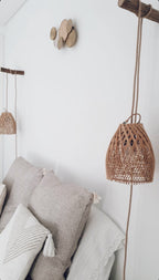 Abajur aus Rattan Ayana Cross Natural - S