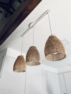 Abajur aus Rattan Ayana Cross Natural - S