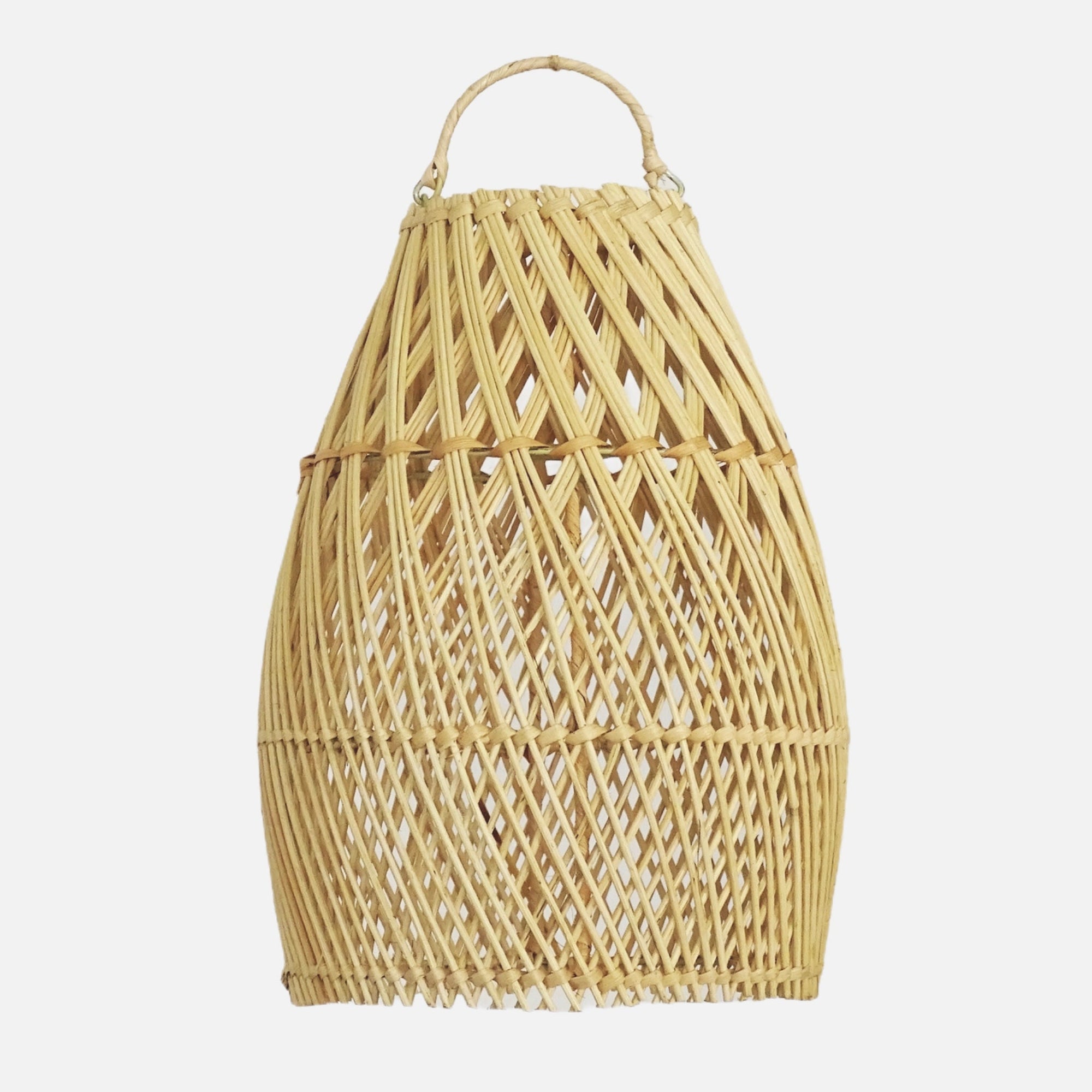 Abajur in Rattan Ayana Cross Natural - L