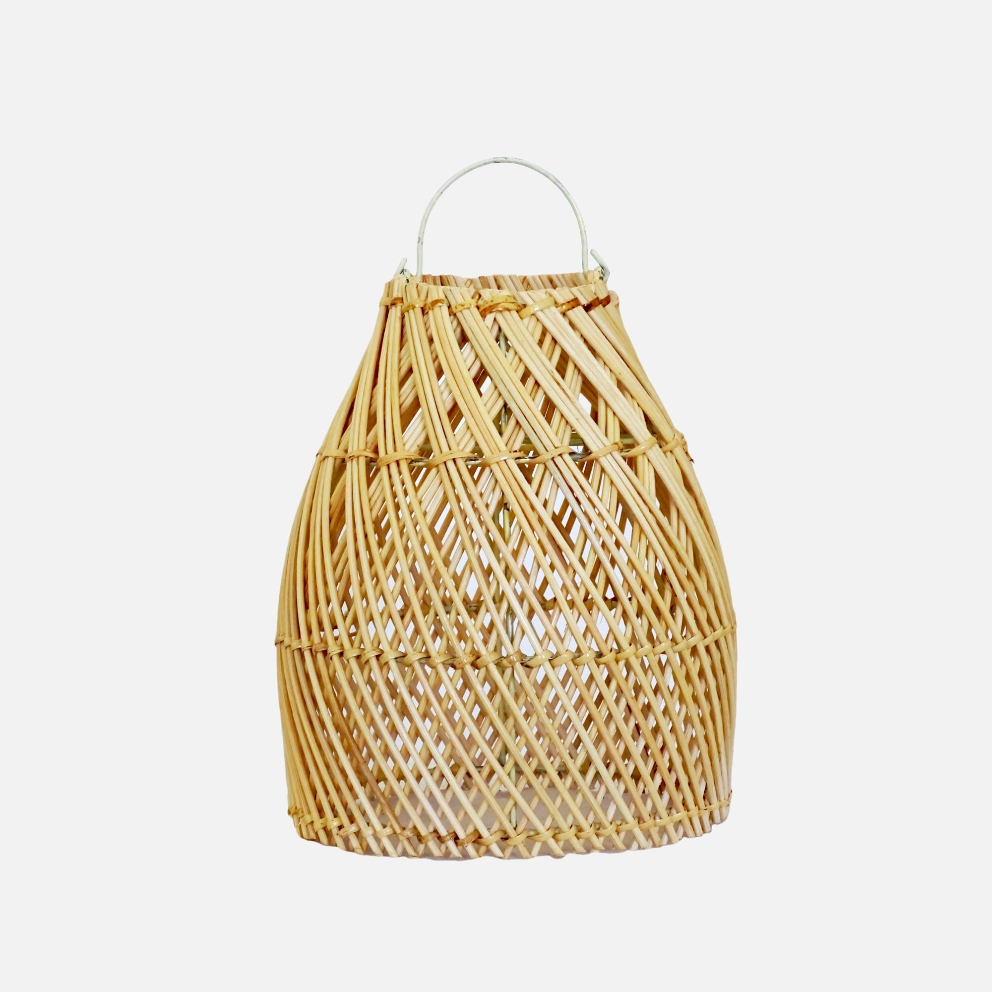 Abajur aus Rattan Ayana Cross Natural - S
