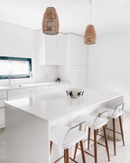 Abajur aus Rattan Ayana Natural - L