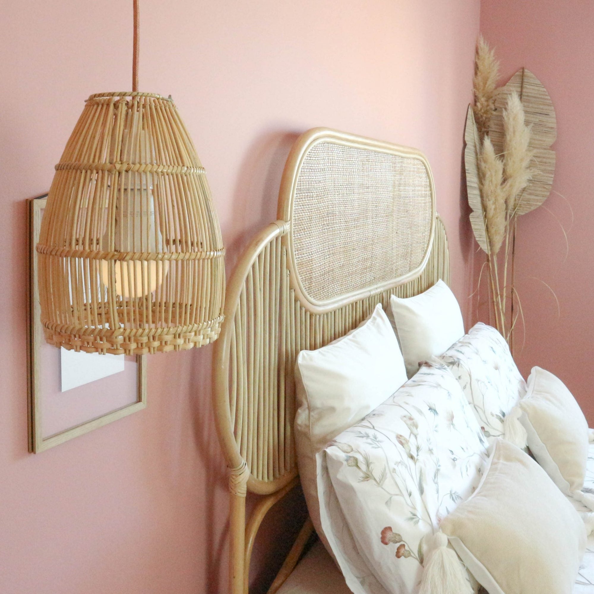 Abajur aus Rattan Ayana Natural - S