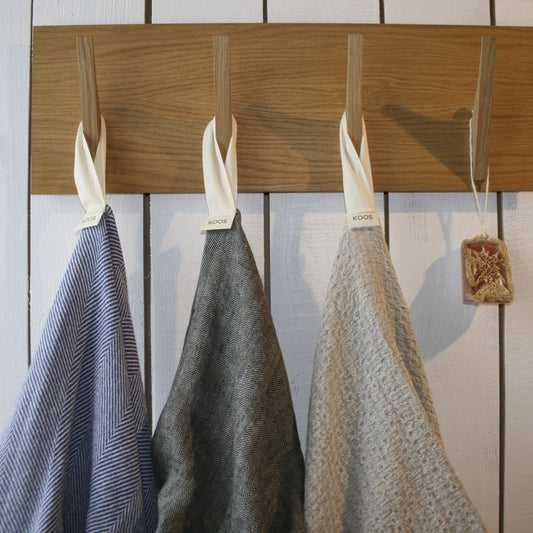 Big Linen Towel - Blue