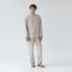 Linen Currant Loungewear Set - Melange