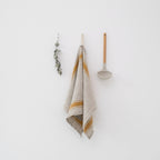 Vintage Linen Kitchen Towel Stripe
