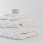 Honeycomb Waffle Towel - White