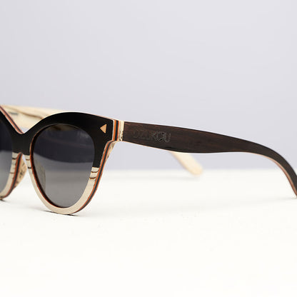 French Séduction – Holzsonnenbrille für Damen