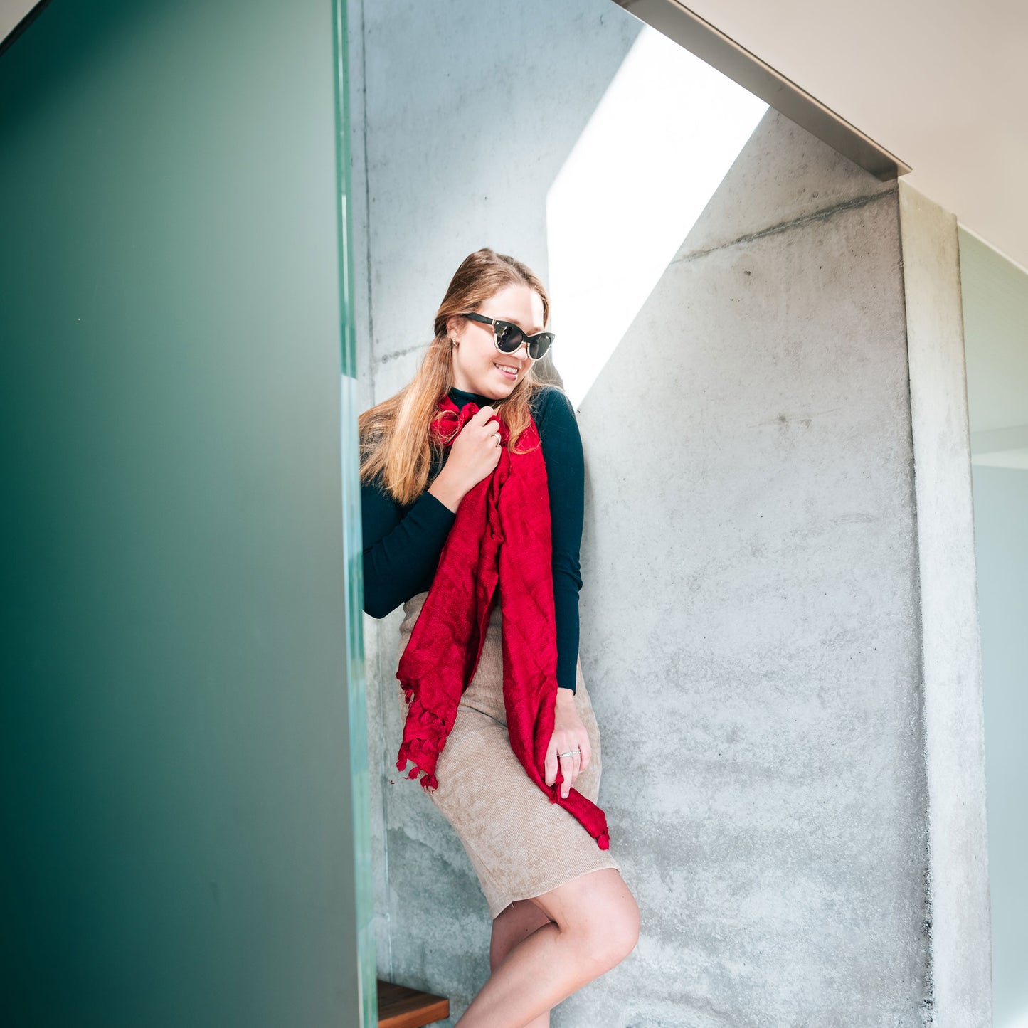 French Séduction – Holzsonnenbrille für Damen