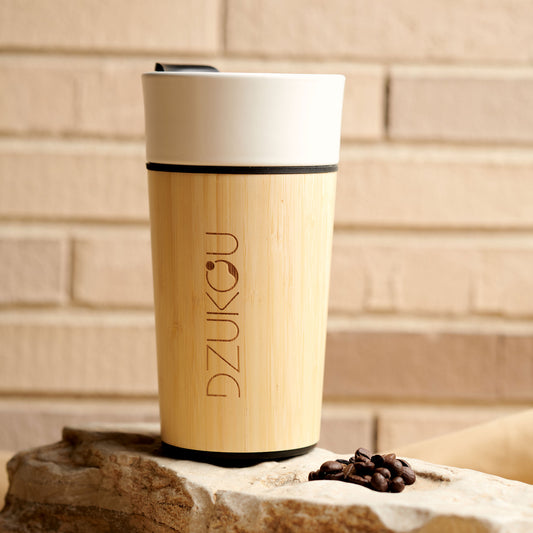 Mount Fuji - Kaffeebecher aus Bambus und Keramik 450 ml