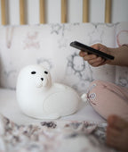 Seal Silicone Lamp with Remote - White