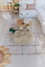 Washable Rug Colorful Lines, 140 x 200 cm